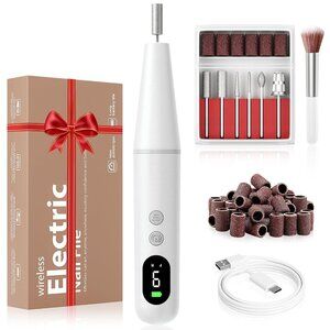 Electric Nail Drill Kit, Electric Nail File Cordless Nail Drill Machine